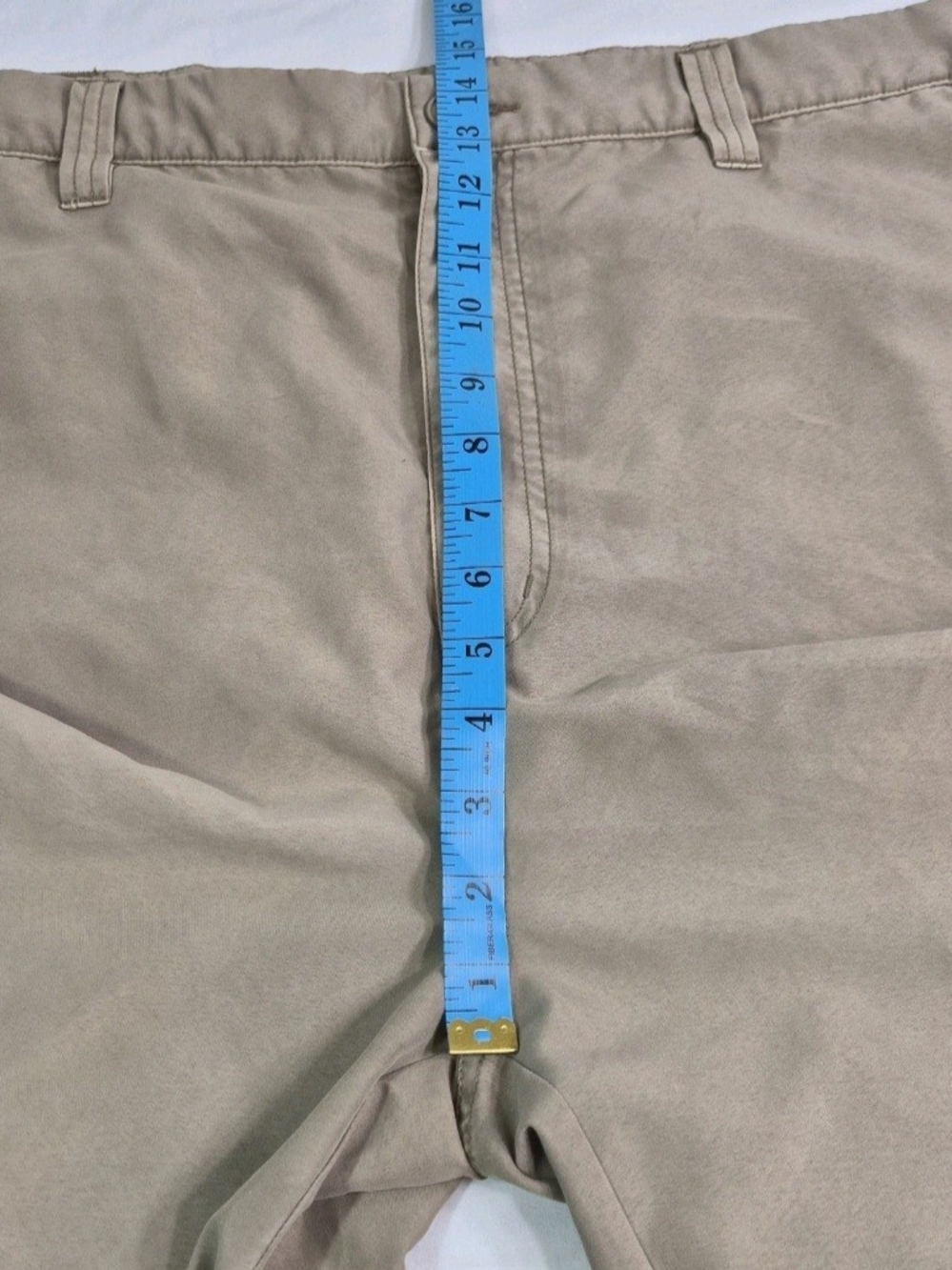 Roundtree & Yorke Men's Shorts Size 44 Tall Man Straight Fit Cargo Khaki 69 - Picture 6 of 13